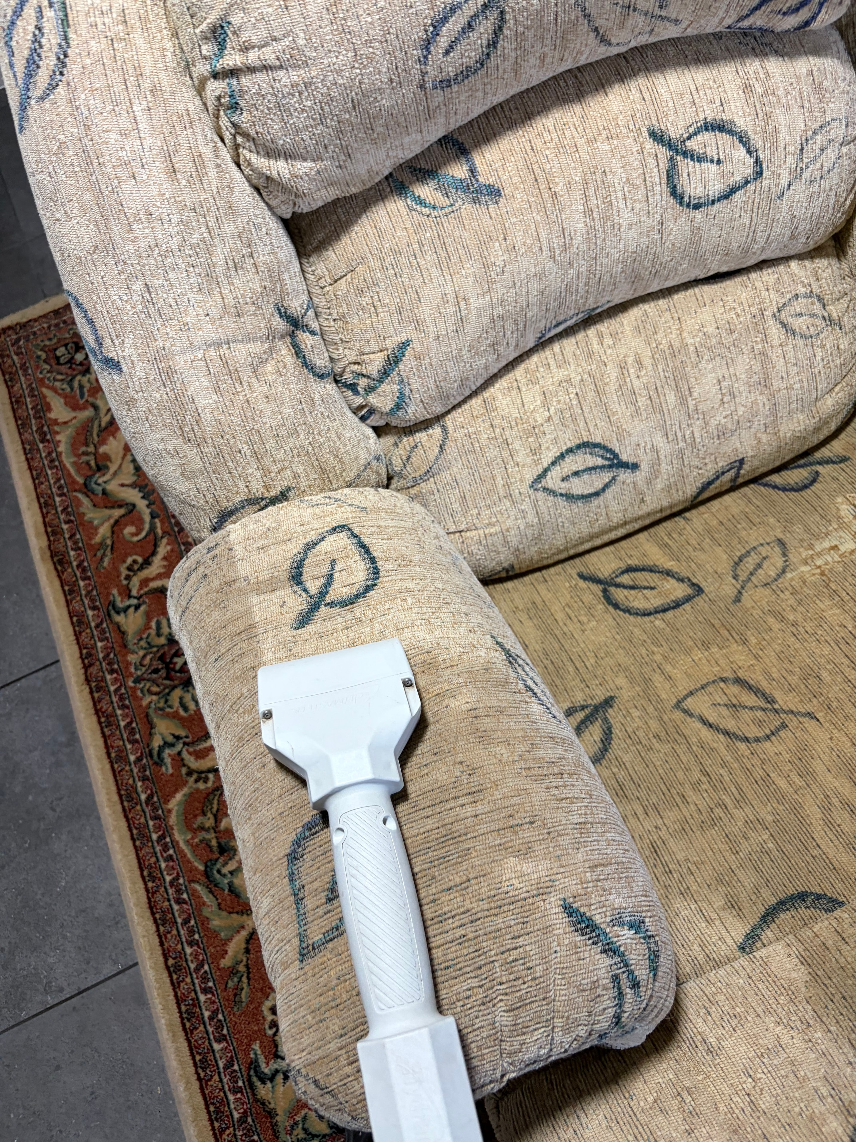 Upholstery cleaning service